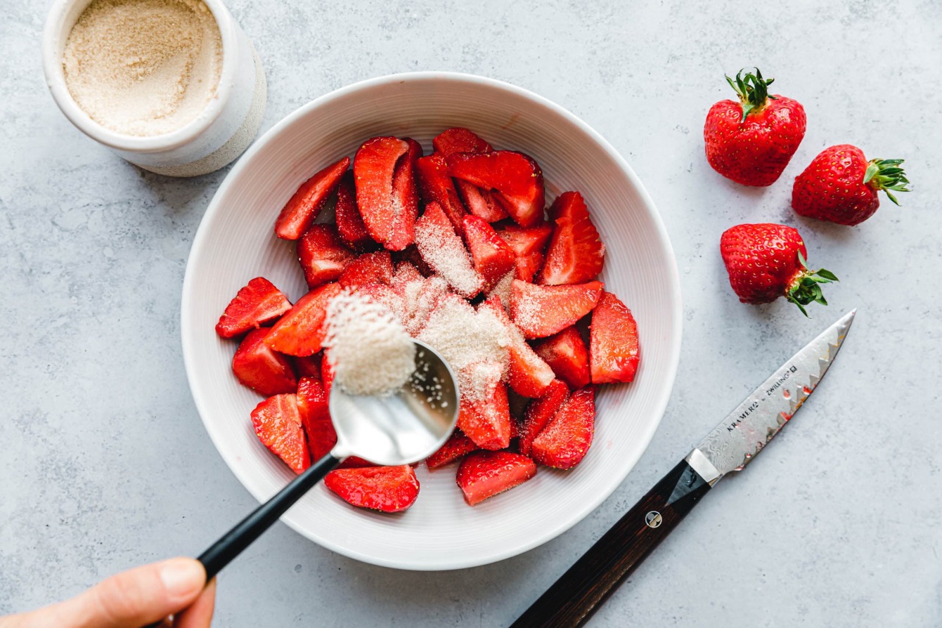 Erdbeeren mazerieren