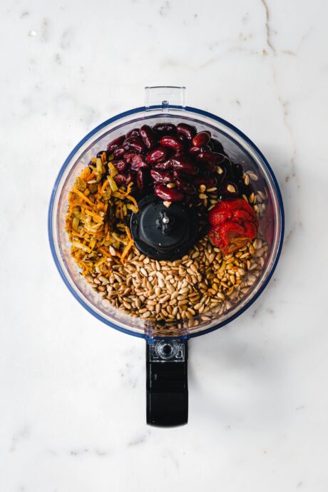 Zubereitung Tempeh-Cheeseburger