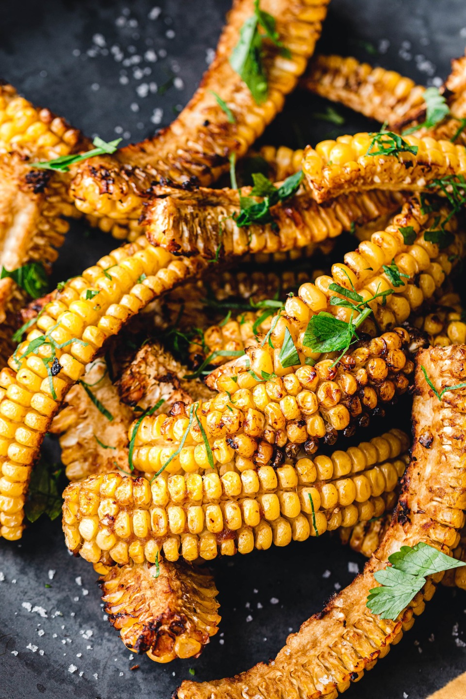 Corn Ribs – gegrillter Mais mit Worcestershire-Marinade
