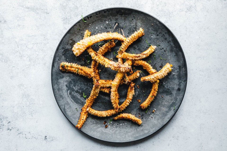 Corn Ribs – gegrillter Mais mit Worcestershire-Marinade