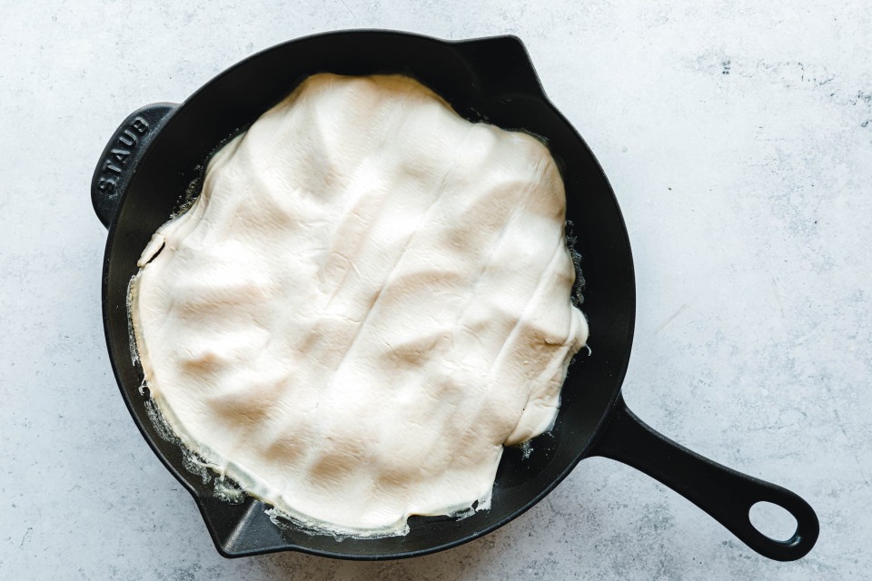 Zubereitung Pfirsich-Tarte-Tatin