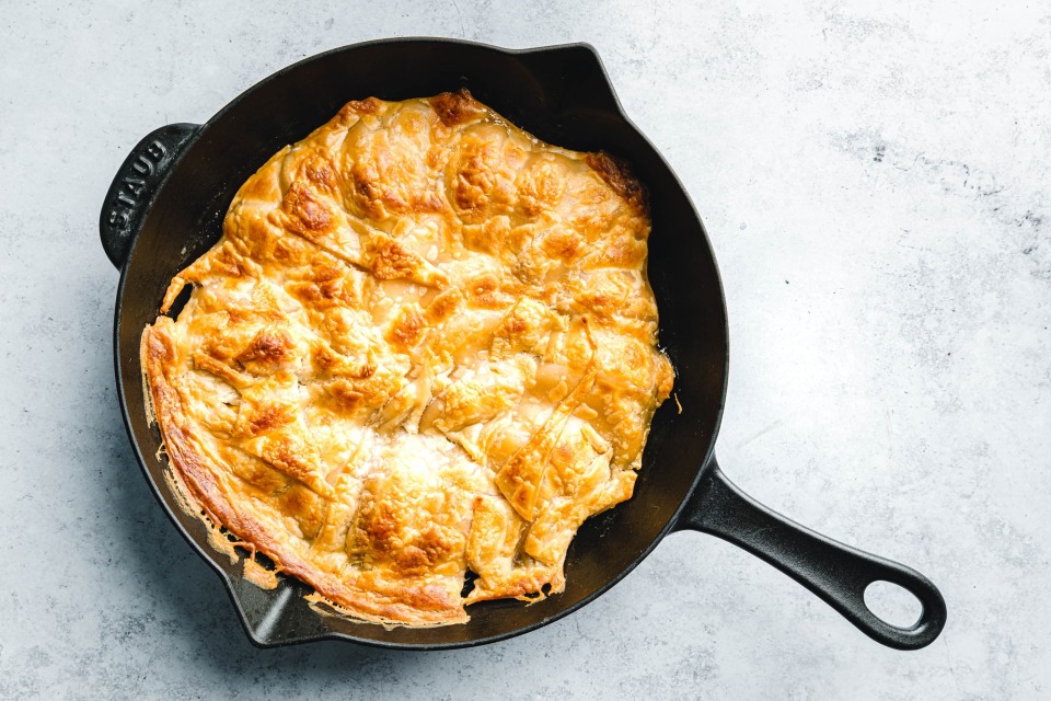 Zubereitung Pfirsich-Tarte-Tatin