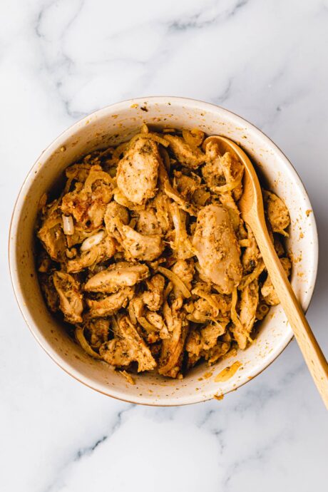 Seitan-Gyros Zubereitung