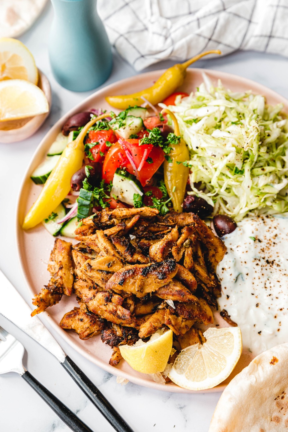 Einfache Seitan-Gyrospfanne