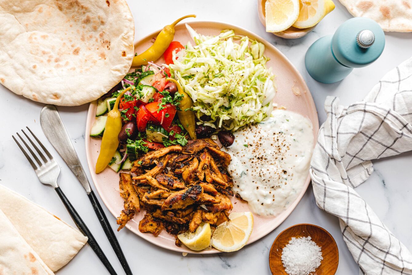 Einfache Seitan-Gyrospfanne