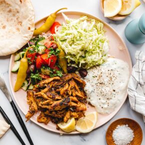 Einfache Seitan-Gyrospfanne