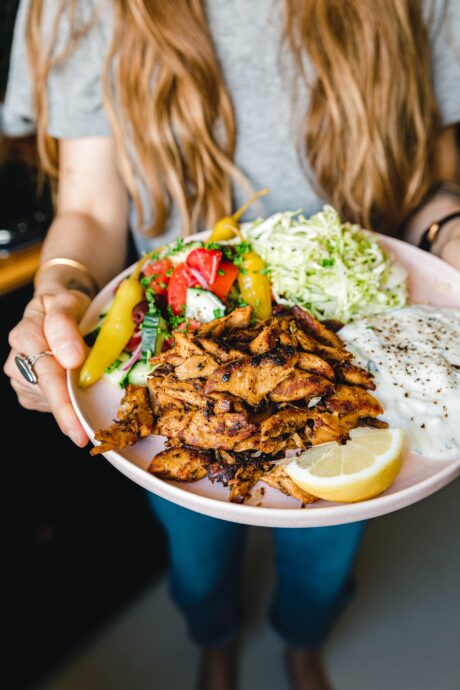 Einfache Seitan-Gyrospfanne