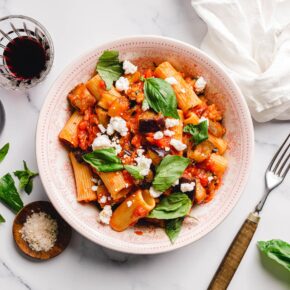 Vegane Pasta alla Norma