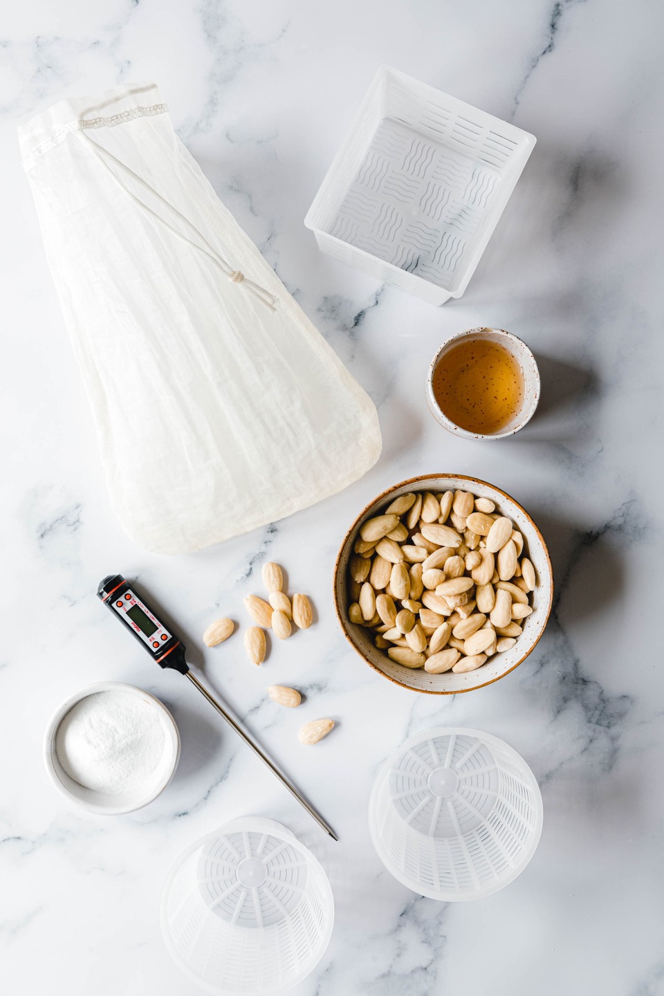 Zutaten veganer Ricotta