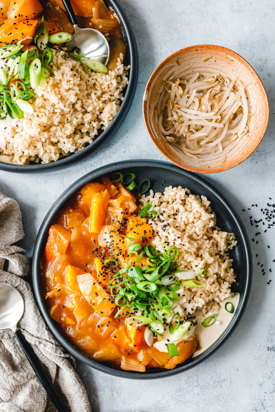 Geschmorter Butternuss-Kürbis