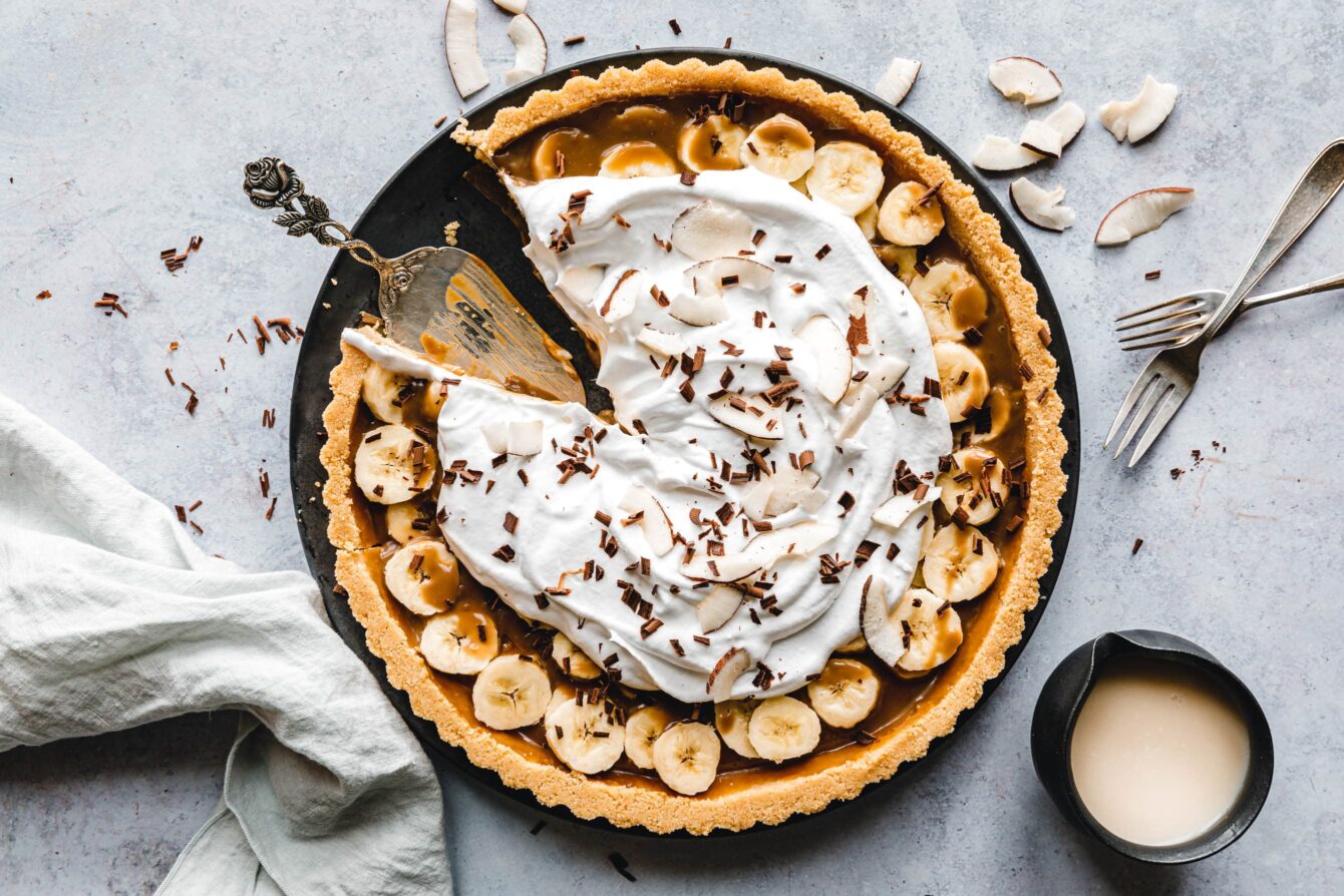 Veganer Banoffee Pie