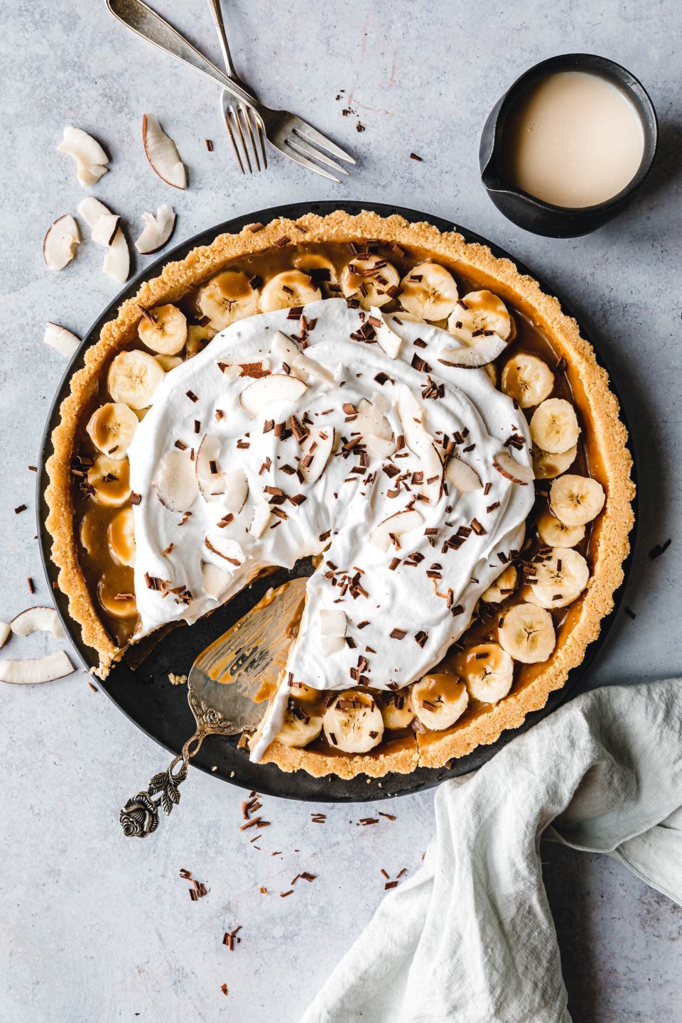 Veganer Banoffee Pie