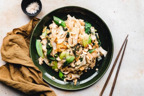 Veganes Pad See Ew – thailändische gebratene Reisnudeln