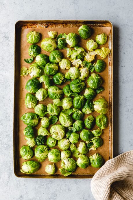 Zubereitung Rosenkohl-Chips