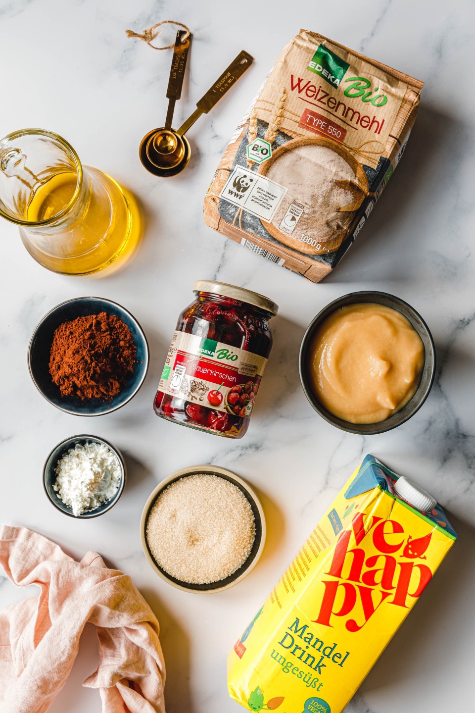 Zutaten vegane Donauwelle