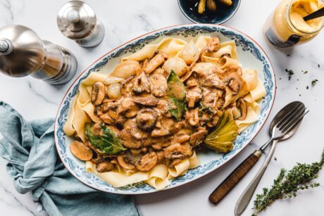 Veganes Pilz-Stroganoff