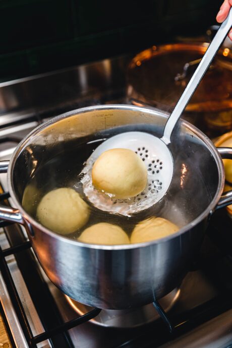 Zubereitung seidene Klöße