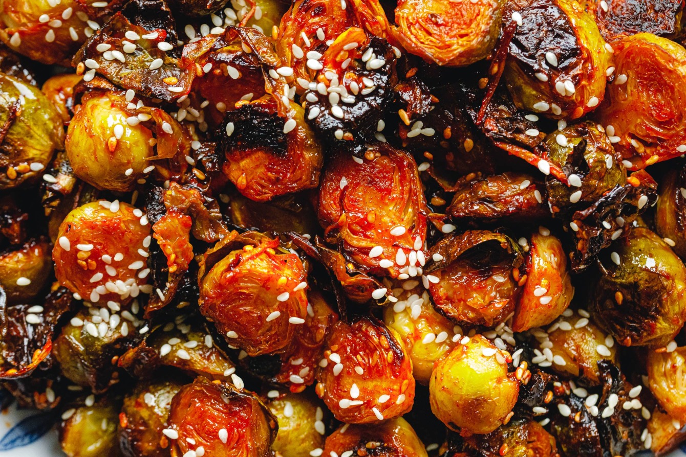 Gerösteter Gochujang-Rosenkohl