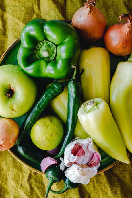 Zutaten grüne Salsa