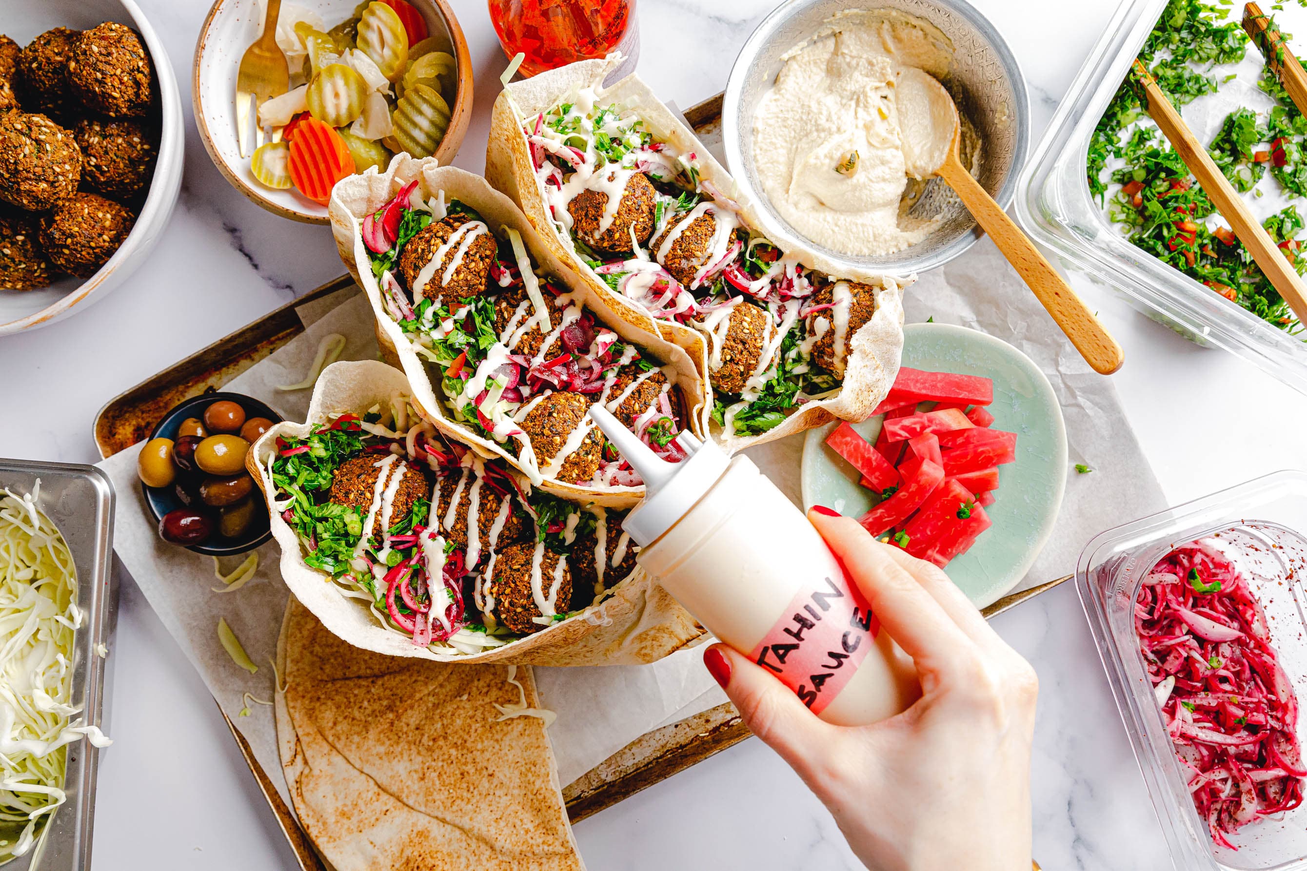 Die perfekte selbst gemachte Falafel