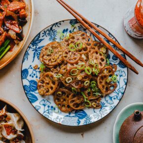 Lotuswurzel süßsauer