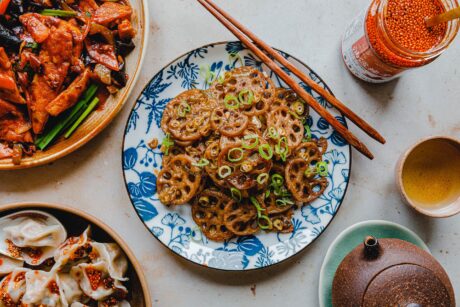 Lotuswurzel süßsauer