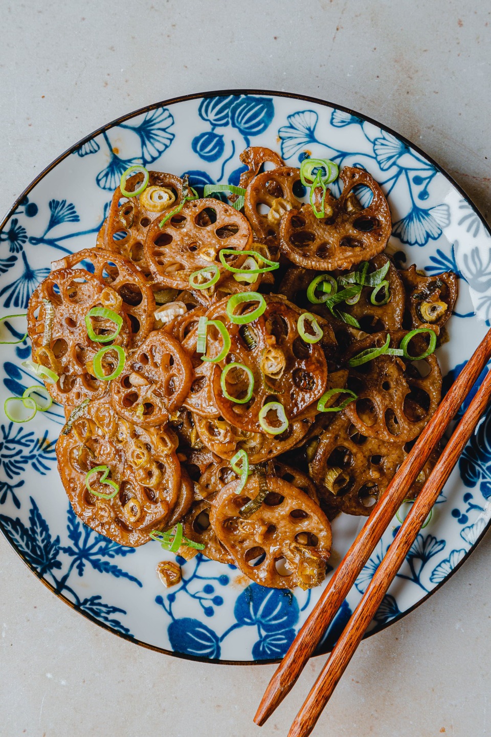 Lotuswurzel süßsauer