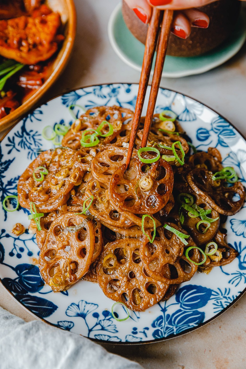 Lotuswurzel süßsauer