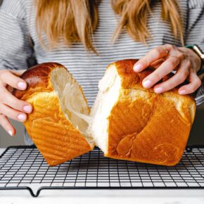 Veganes japanisches Milchbrot: Shokupan