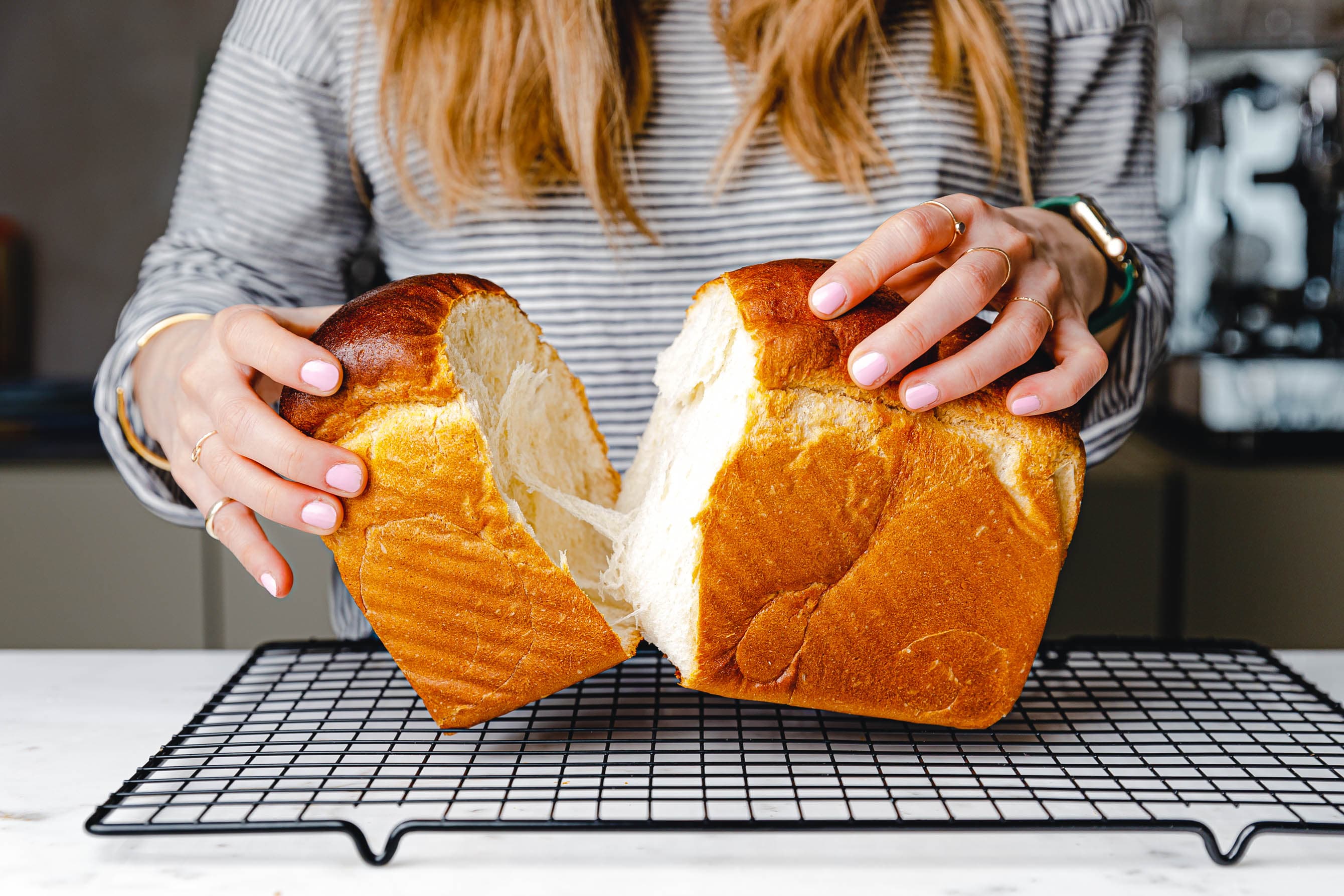 Veganes japanisches Milchbrot: Shokupan