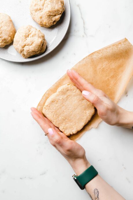Zubereitung veganes Katsu Sando