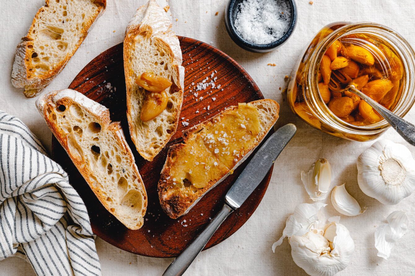 Einfaches Knoblauch Confit