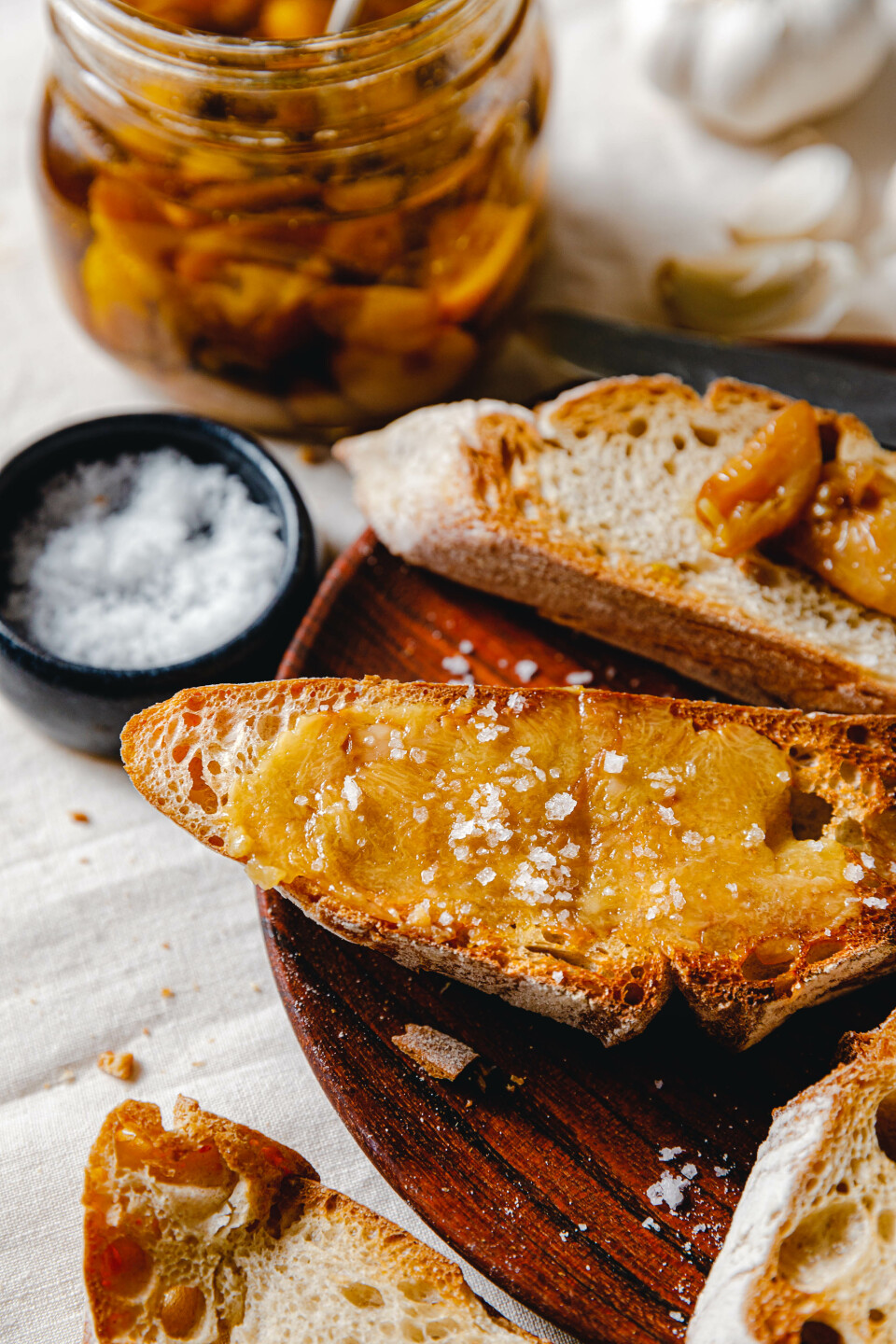 Einfaches Knoblauch Confit