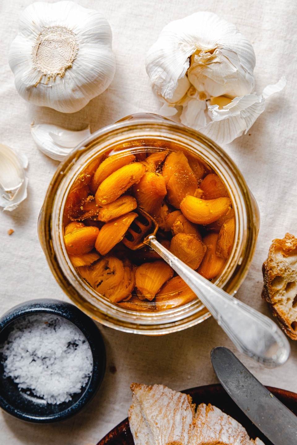 Einfaches Knoblauch Confit