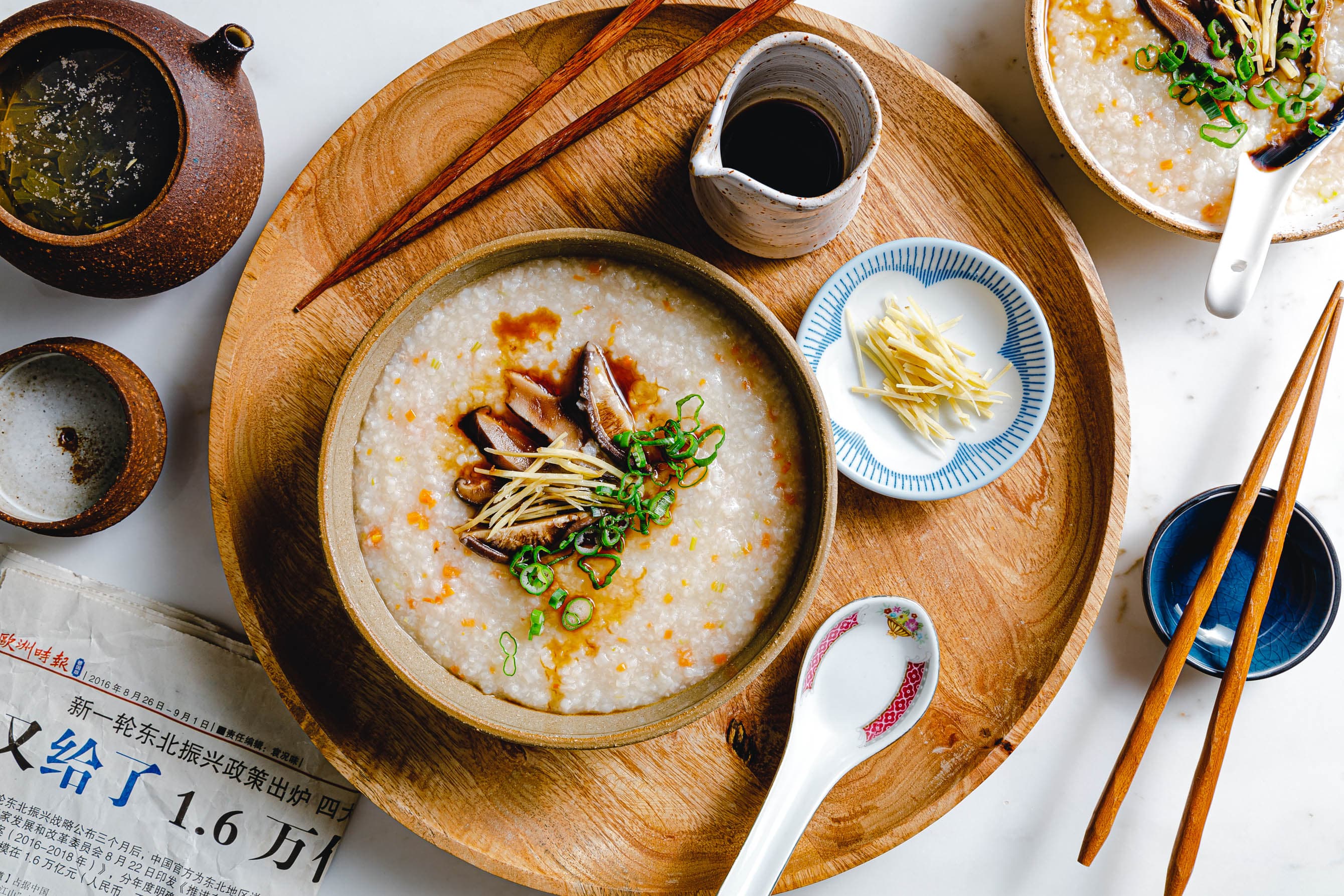 Unser einfaches Congee