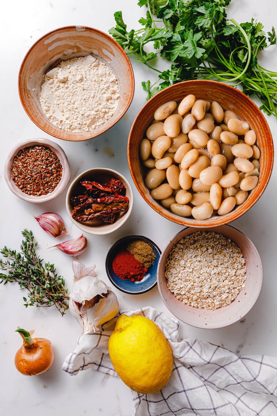 Zutaten für Bohnenbällchen
