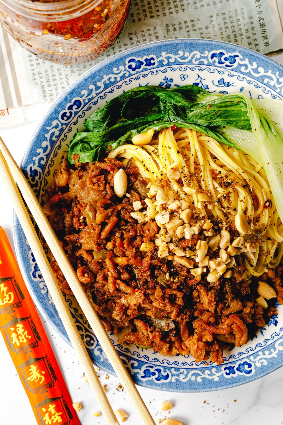 Vegane Dan Dan Nudeln – Szechuan Streetfood