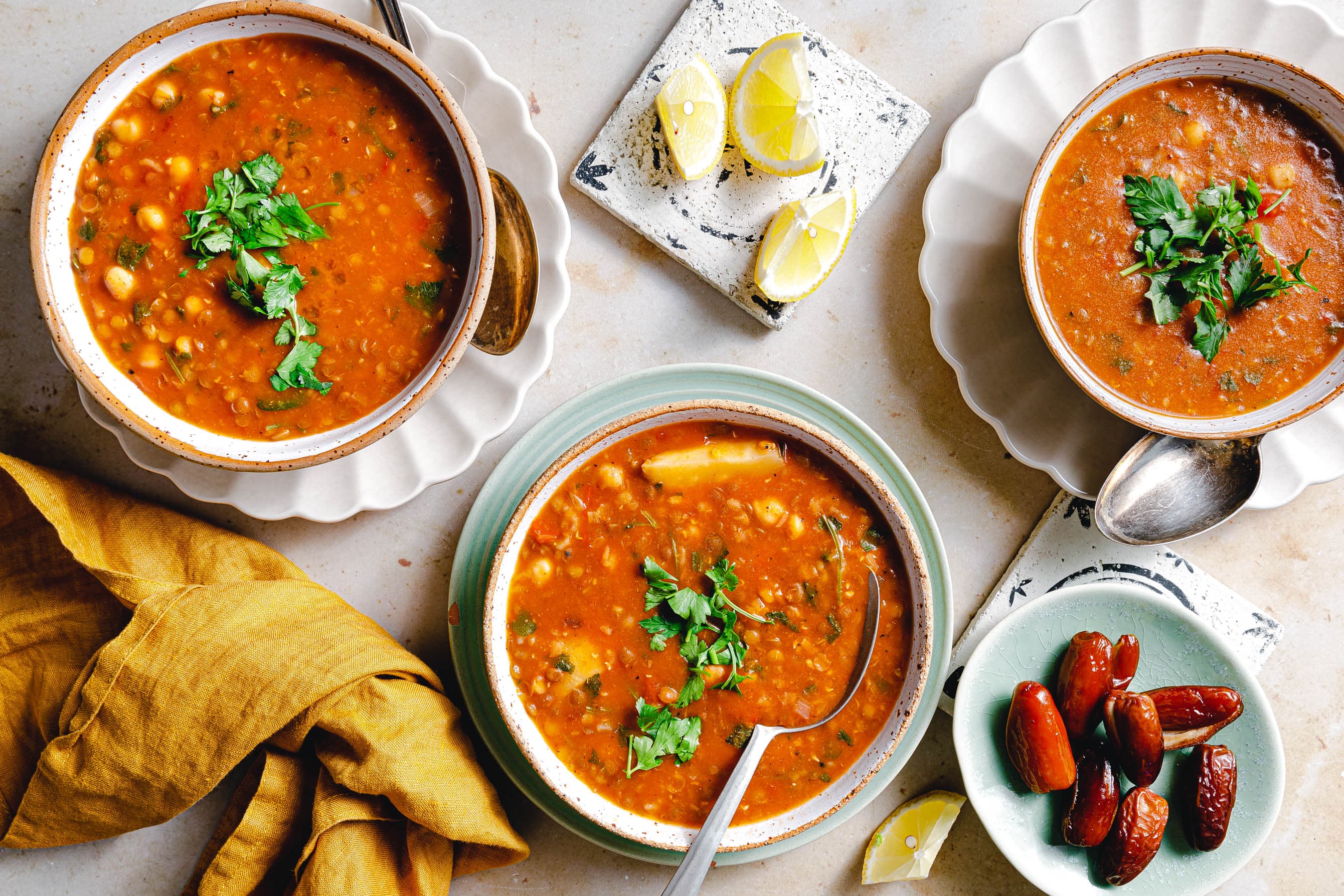 Vegane Harira – die marokkanische Kichererbsensuppe