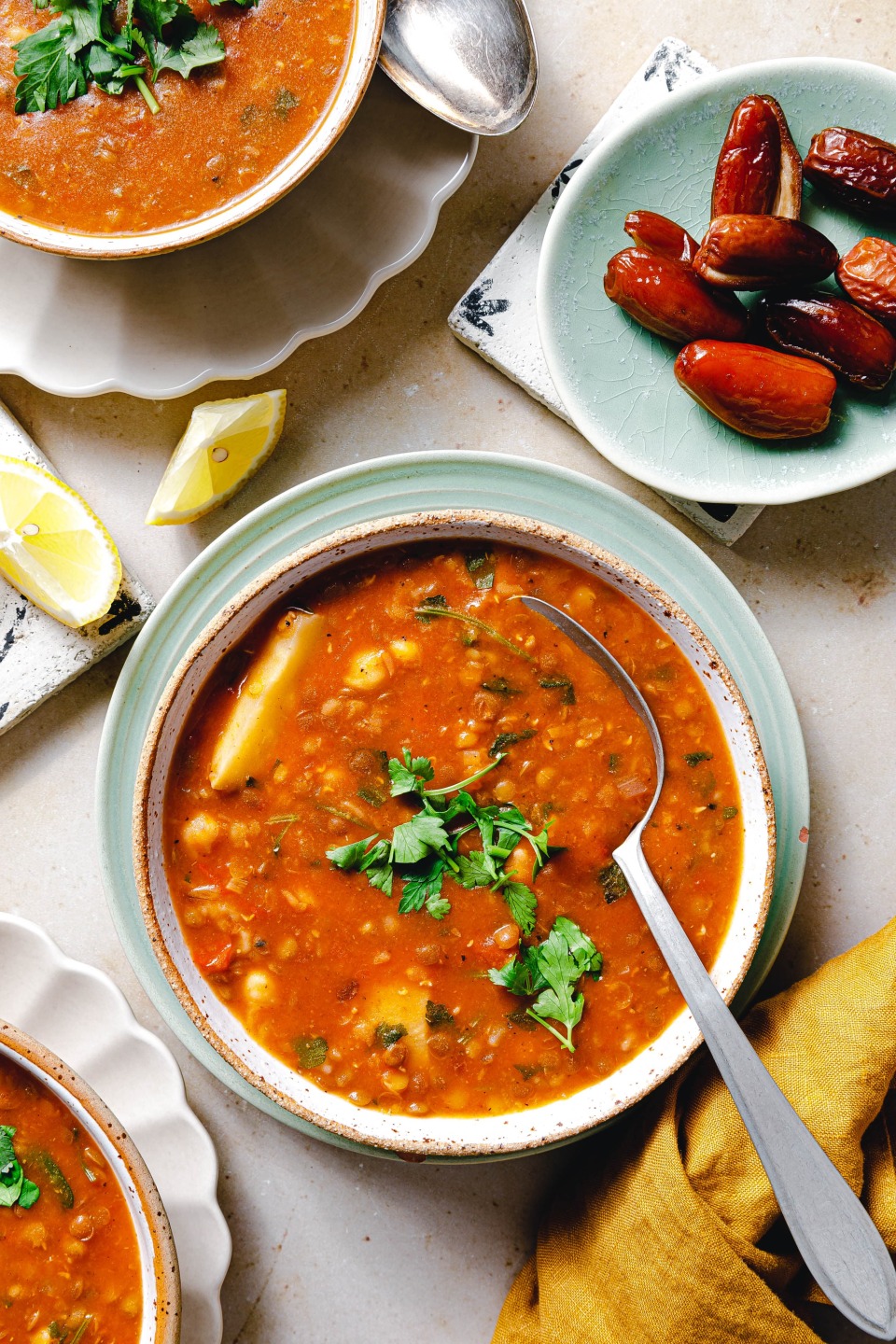 Vegane Harira – die marokkanische Kichererbsensuppe