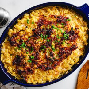 Vegane Käsespätzle