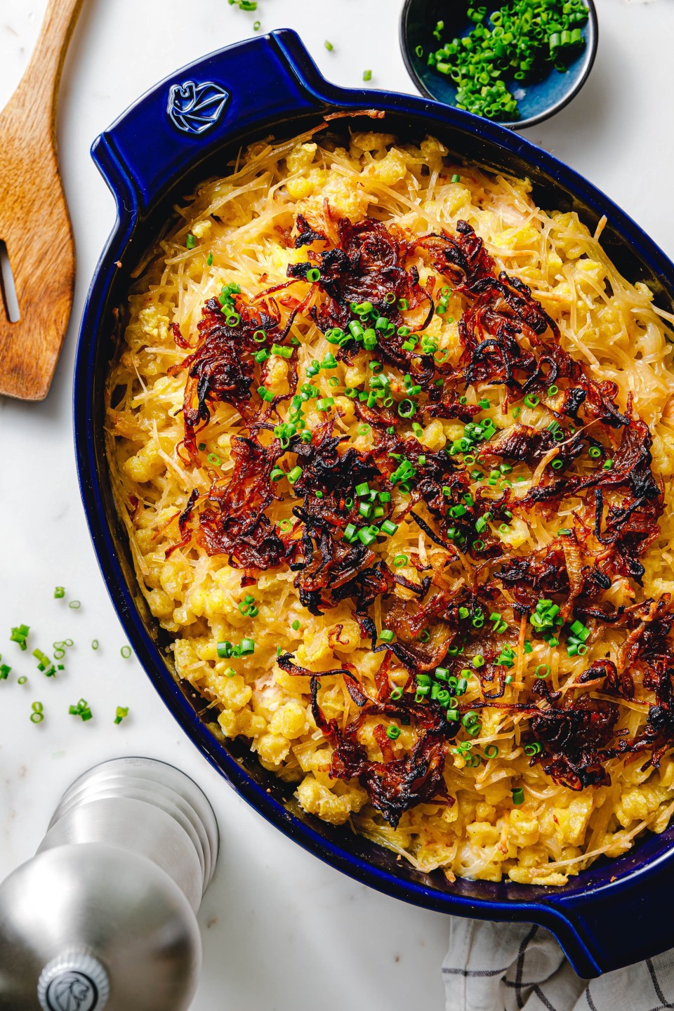 Vegane Käsespätzle