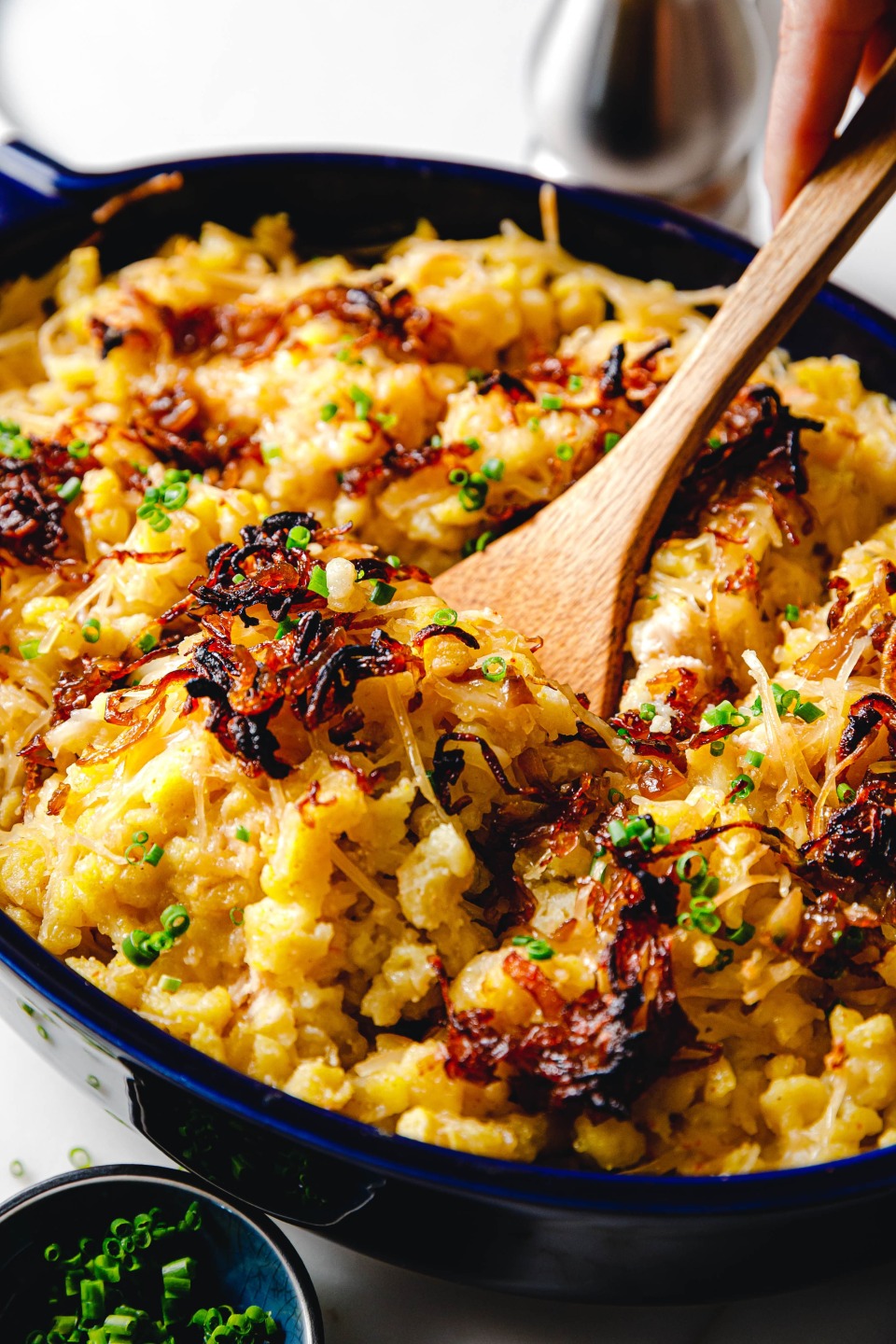 Vegane Käsespätzle