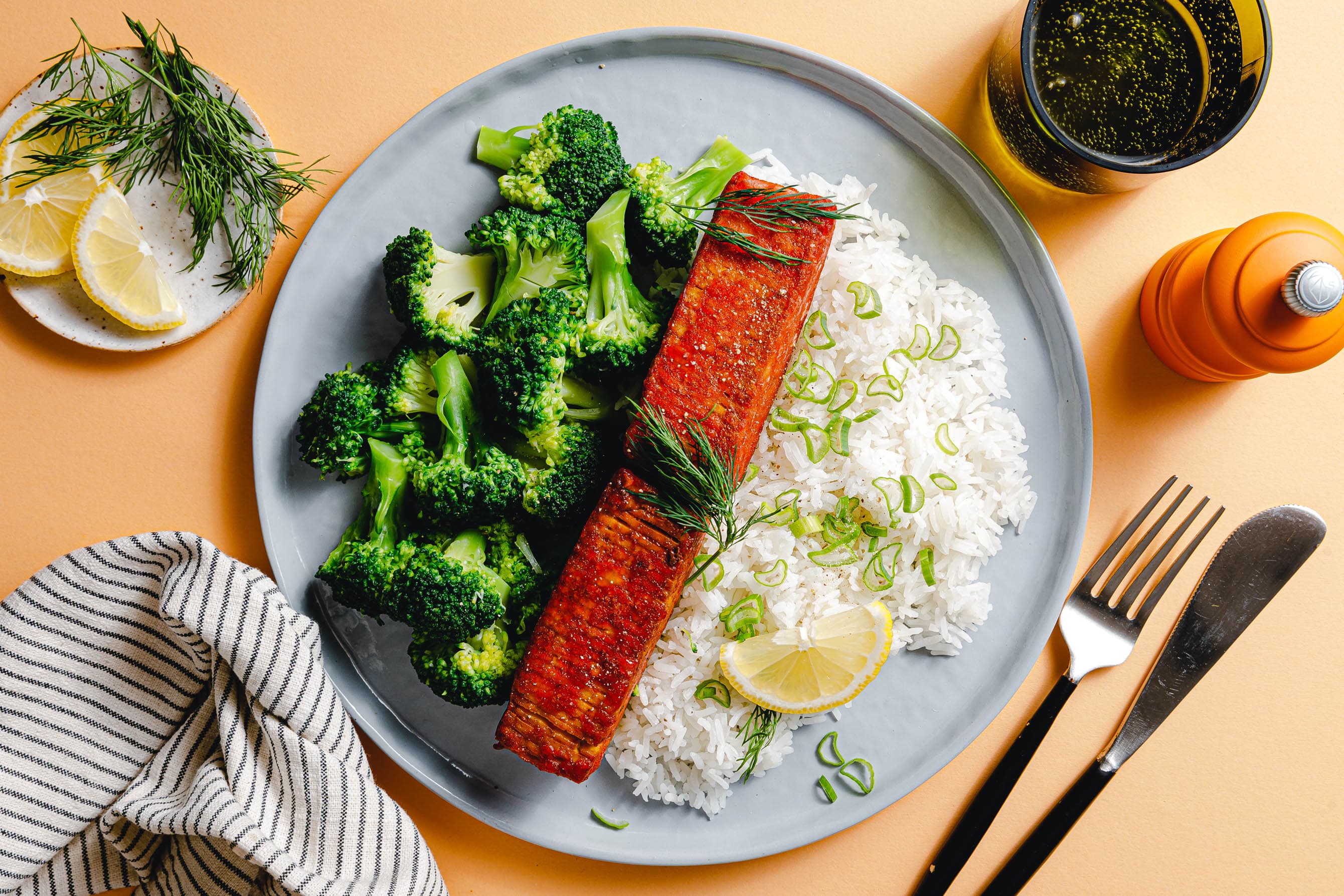 Veganer Lachs aus Tofu