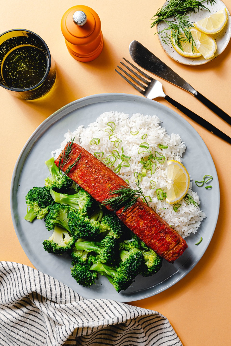 Veganer Lachs aus Tofu