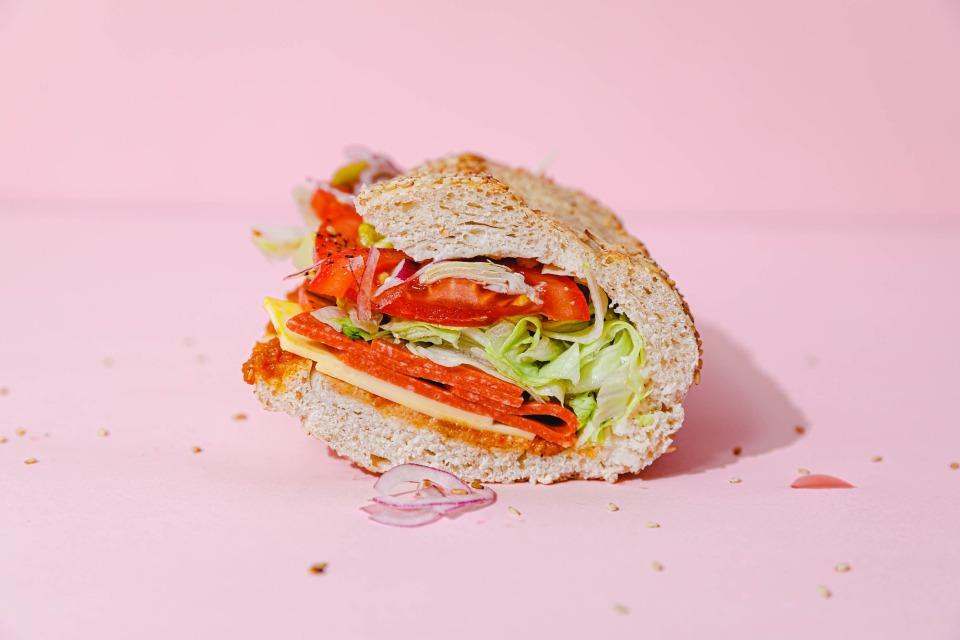 Veganes Sandwich – Hoagie Roll
