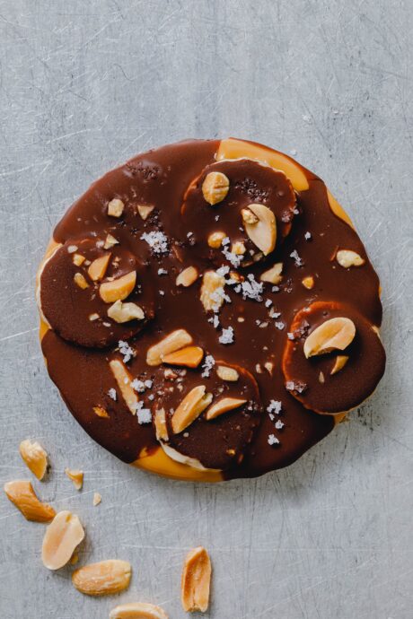 Vegane Snickers-Reiswaffeln