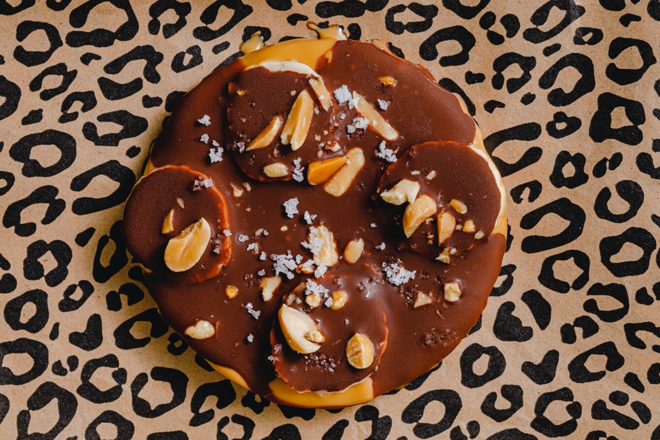 Vegane Snickers-Reiswaffeln