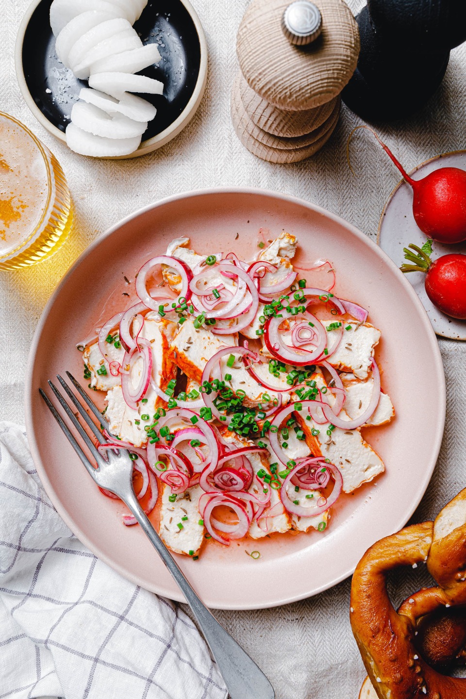 Veganer Limburger mit Musik