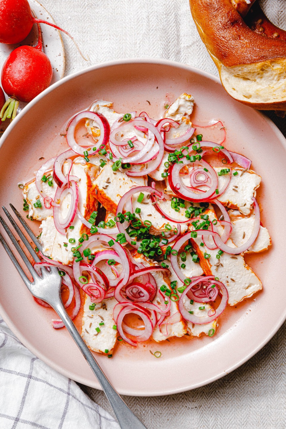 Veganer Limburger mit Musik