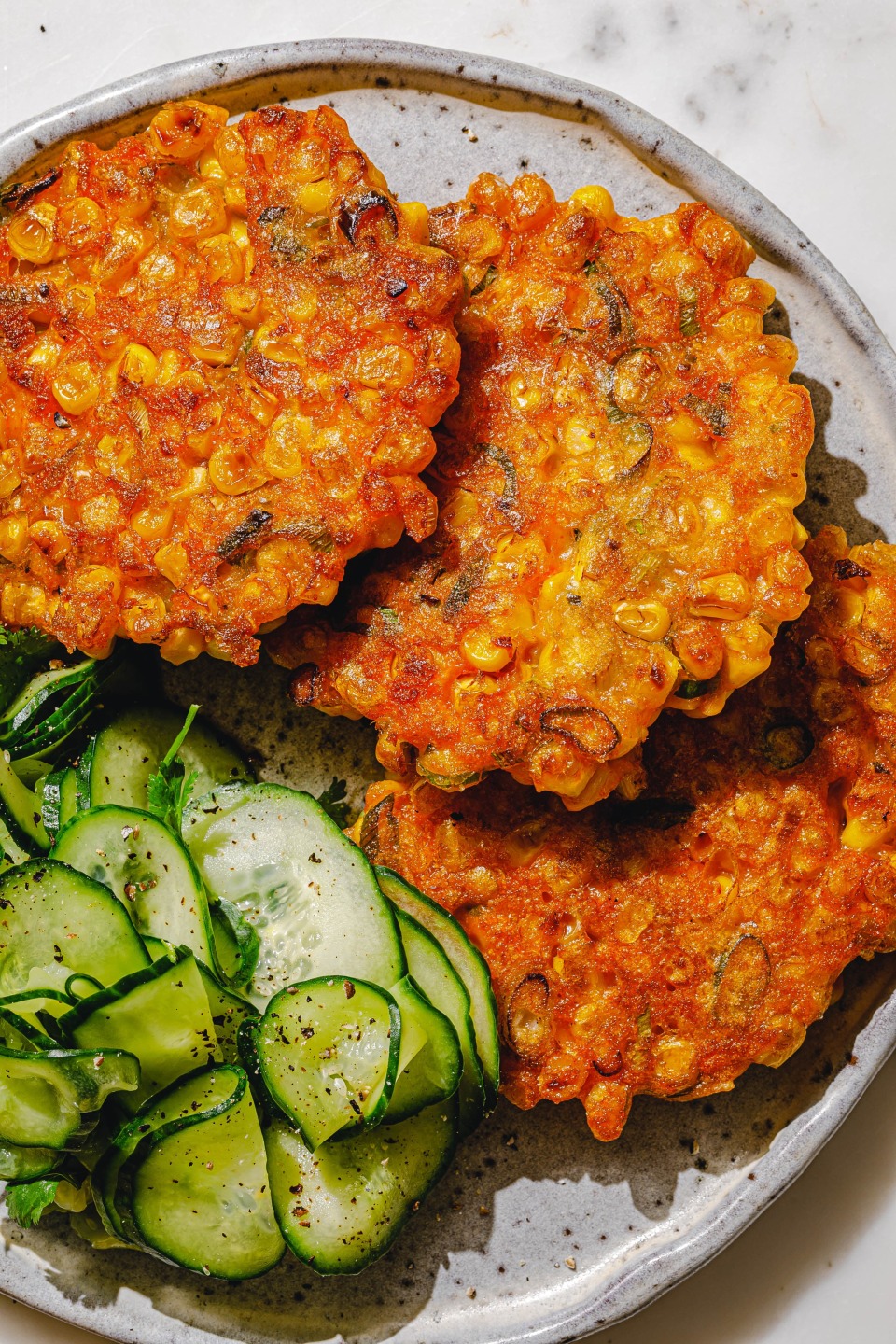 Maispuffer mit Gochujang